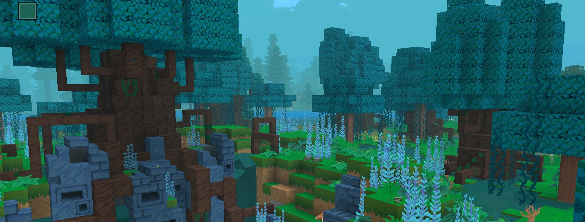 Soardrake lighting up an ancient forest with a sweeping attack